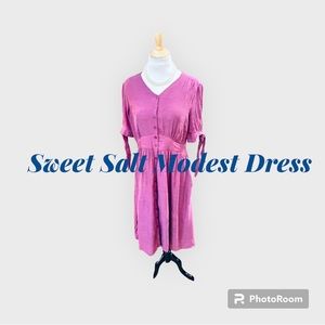 Sweet Salt Modest Dress- vintage inspired!